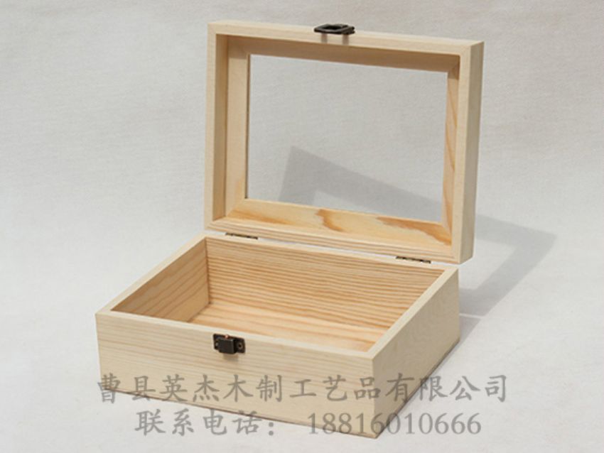 點(diǎn)擊查看詳細(xì)信息<br>標(biāo)題：松木原木色亞克力蓋子木盒 閱讀次數(shù)：2978